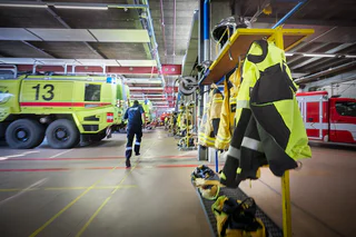 Sapeur pompier en intervention