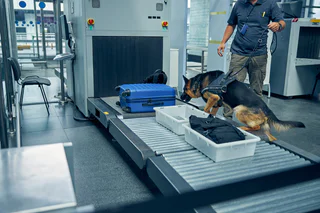 Chien sécurité Genève Aéroport Objets interdits