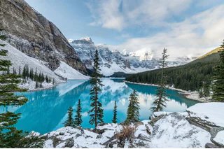 Image du lac Moraine au Canada