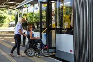 Genève Aéroport PMR Bus tpg