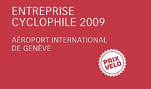 Entreprise cyclophile 2009 - Aéroport International de Genève - Prix vélo