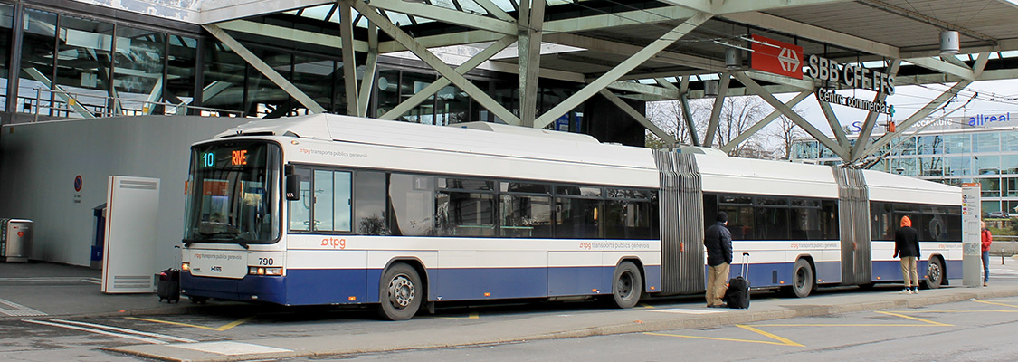 Bus tpg à l'aéroport