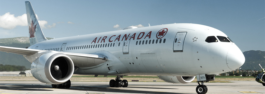 Retour de la ligne long-courrier opérée par Air Canada au départ de GVA