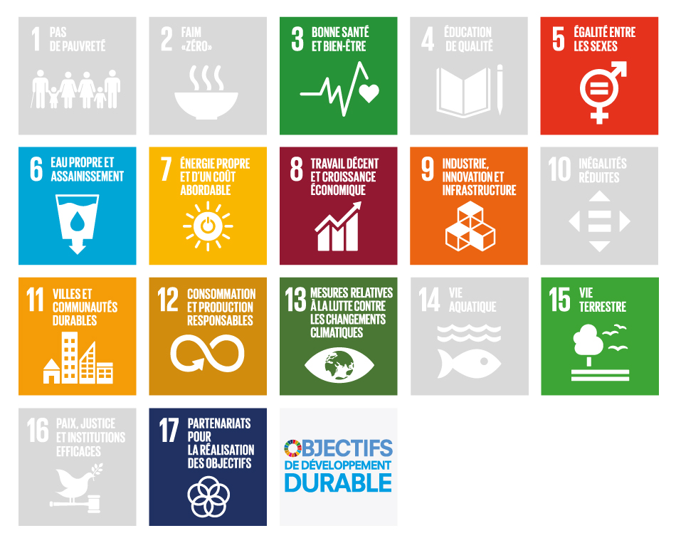 Objectifs de développement durable des Nations Unies Objectifs de développement durable des Nations Unies
