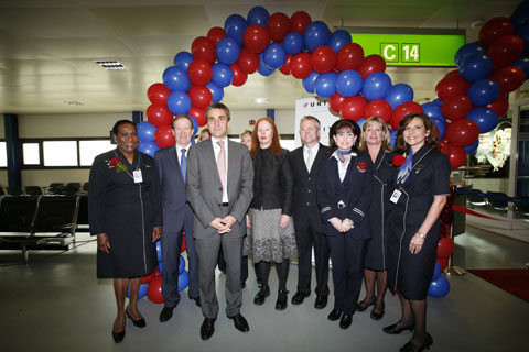 United Airlines Inaugural 20.04.2009. Crédit photo: Aéroport International de Genève - Frank Mentha United Airlines Inaugural 20.04.2009. Crédit photo: Aéroport International de Genève - Frank Mentha