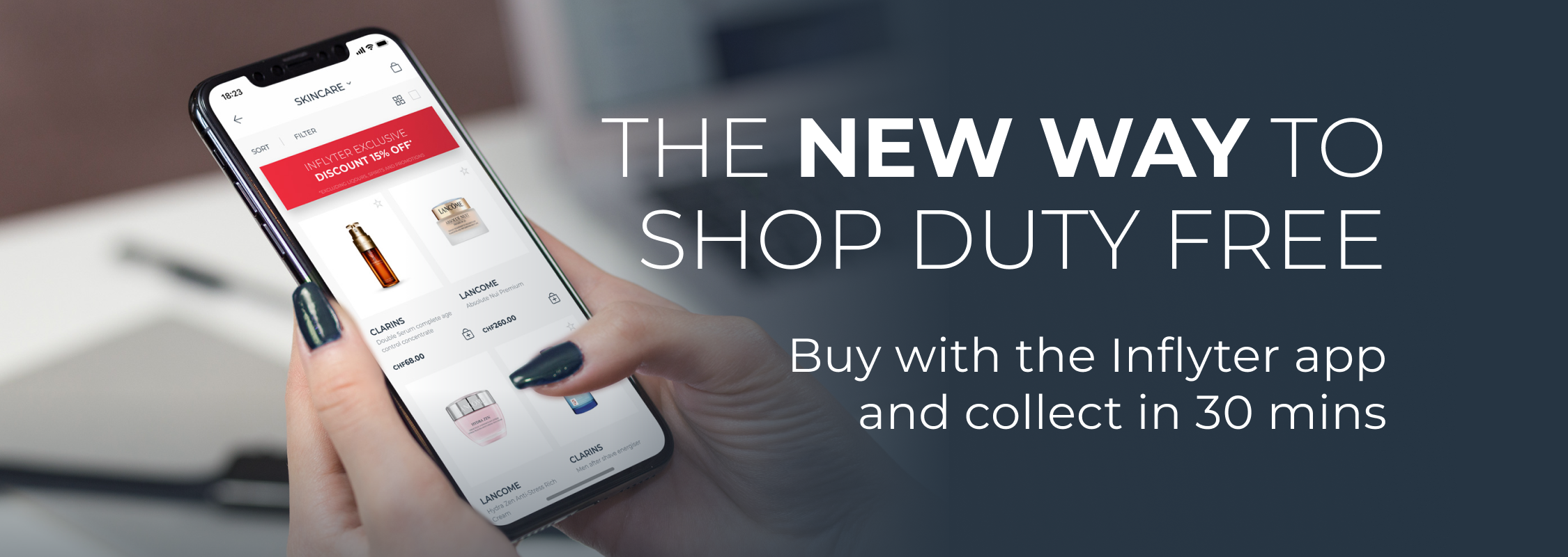 Duty free: Online kaufen, in 30 Minuten abholen