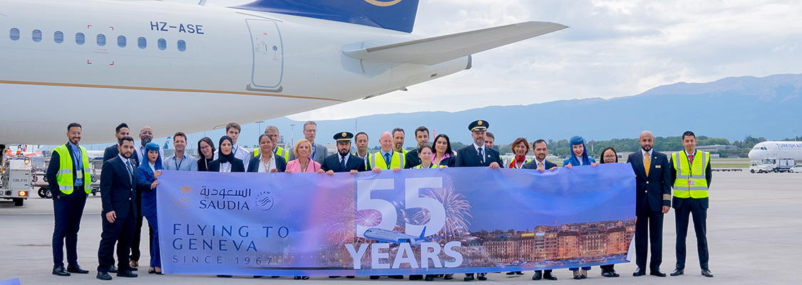 Saudia has celebrated 55 years of presence in Geneva