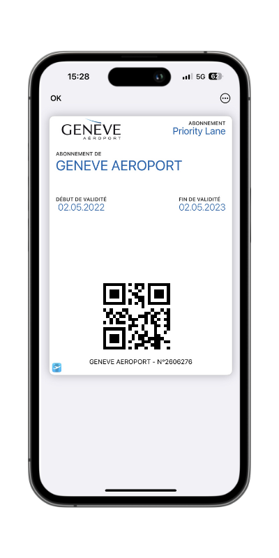Priority Lane Genève Aéroport en version mobile