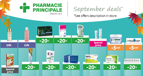 Pharmacie Principale: special offers September 2022